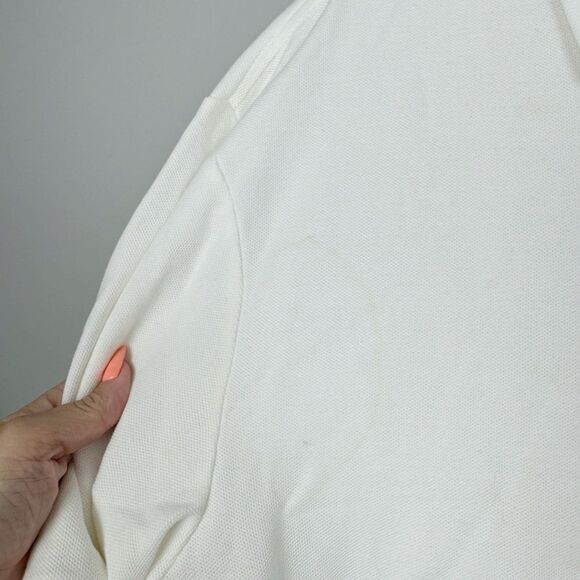 TOMMY HILFIGER | NEW White Polo Short Sleeve Shirt W/ Logo Men’s Size Large - Picture 6 of 9
